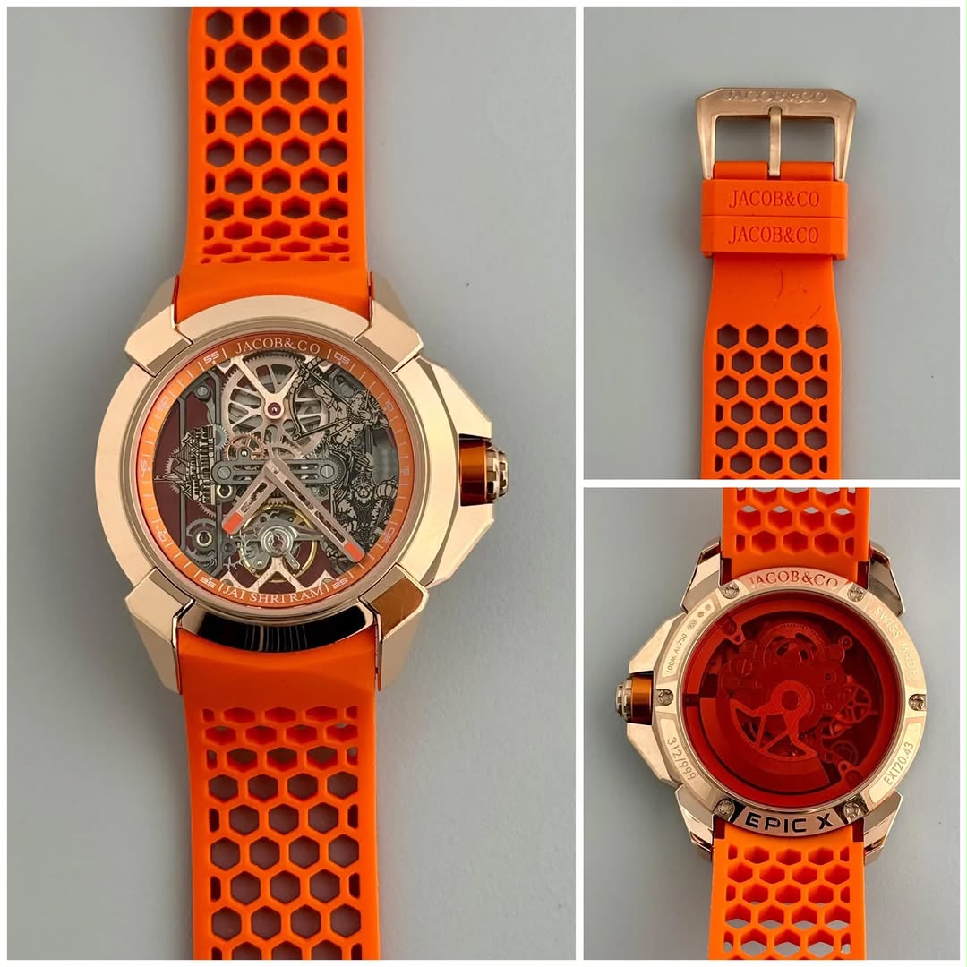 Jacob & Co. Epic X Ram Janmabhoomi Rose Gold Watch